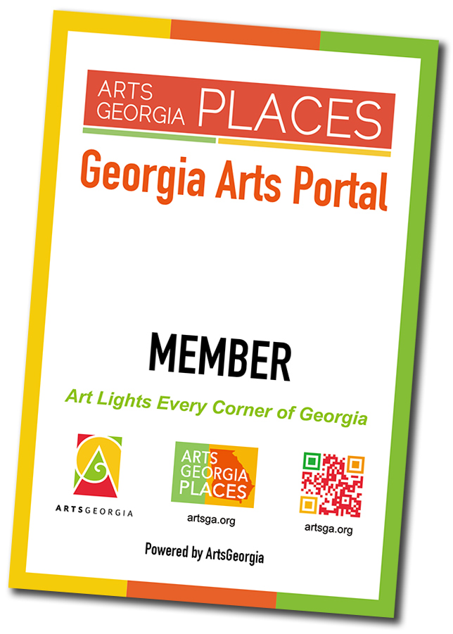 ArtsGeorgia PLACES Table Top Card